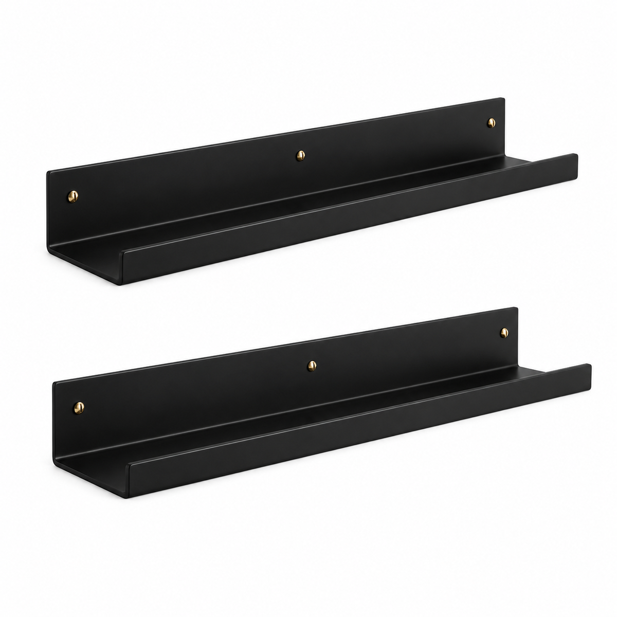 Repisas Acero Flotante Minimalista Industrial 70cm Lámina