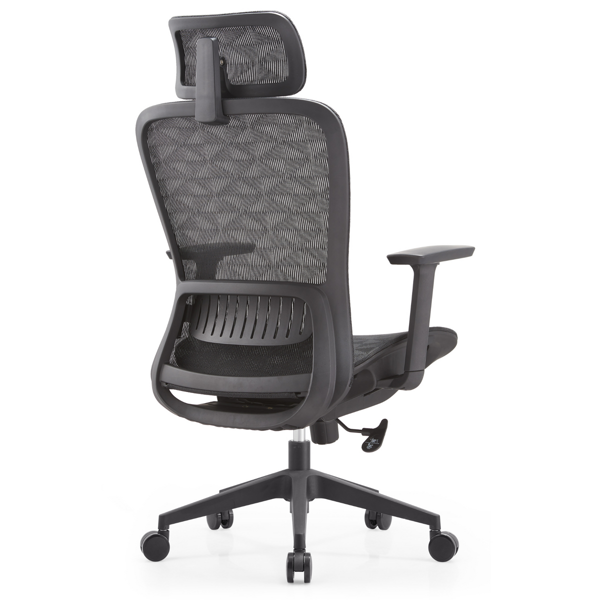 Silla Fent Mesh Negro Alta