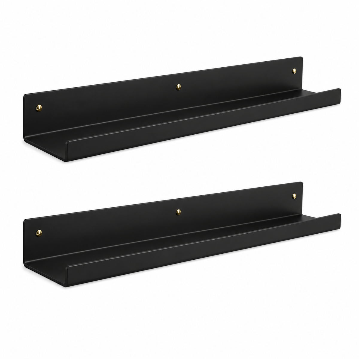 Repisa de Lámina Flotante Minimalista Vintage Industrial – 30 cm