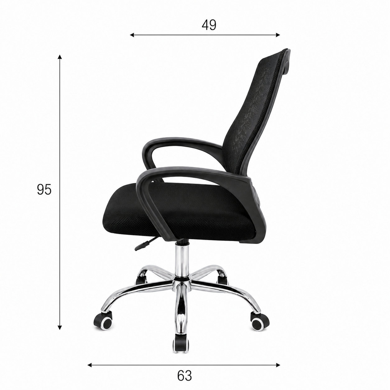 Silla Ejecutiva de Oficina con Respaldo de Malla