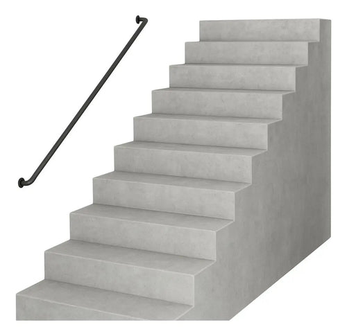 Barandal de escalera negro 200cm