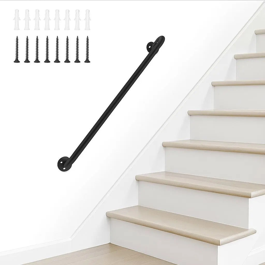 Barandal de escalera negro 200cm