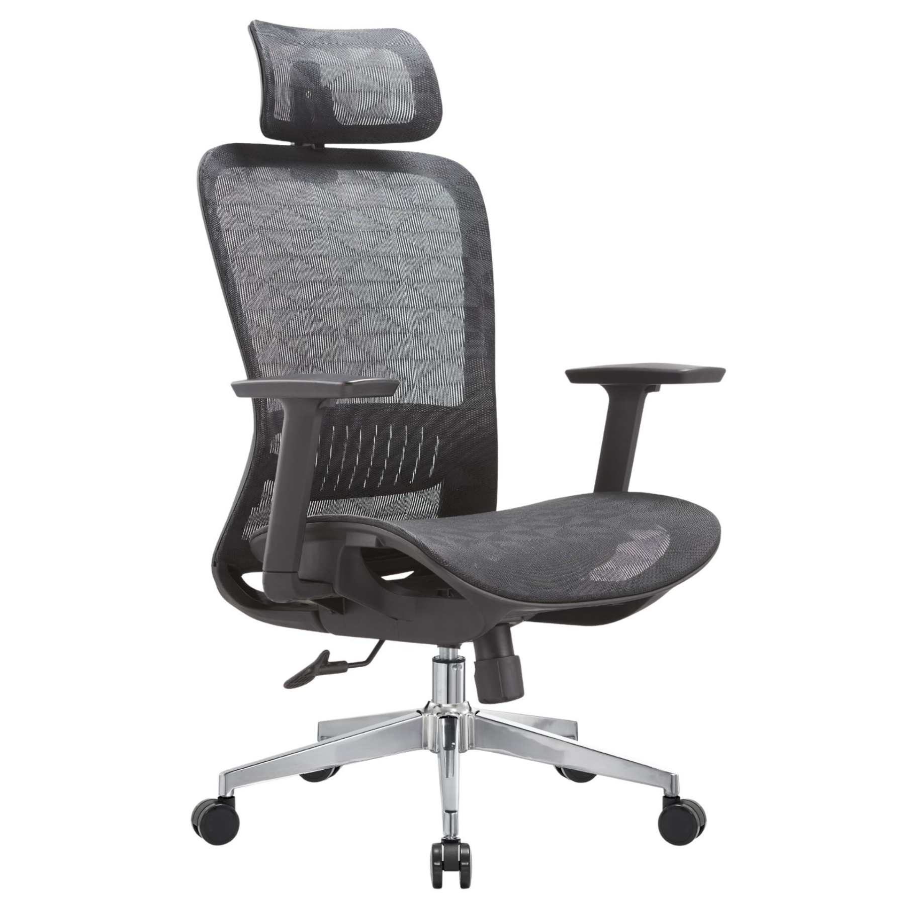 Silla Fent Mesh Negro Alta