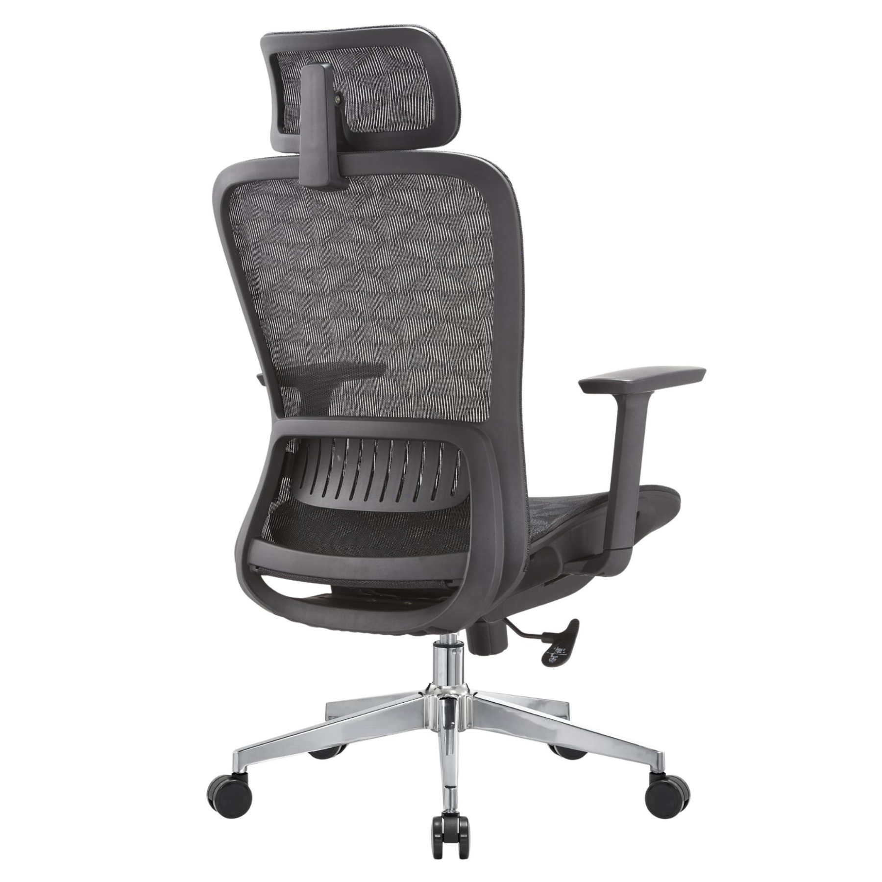 Silla Fent Mesh Negro Alta