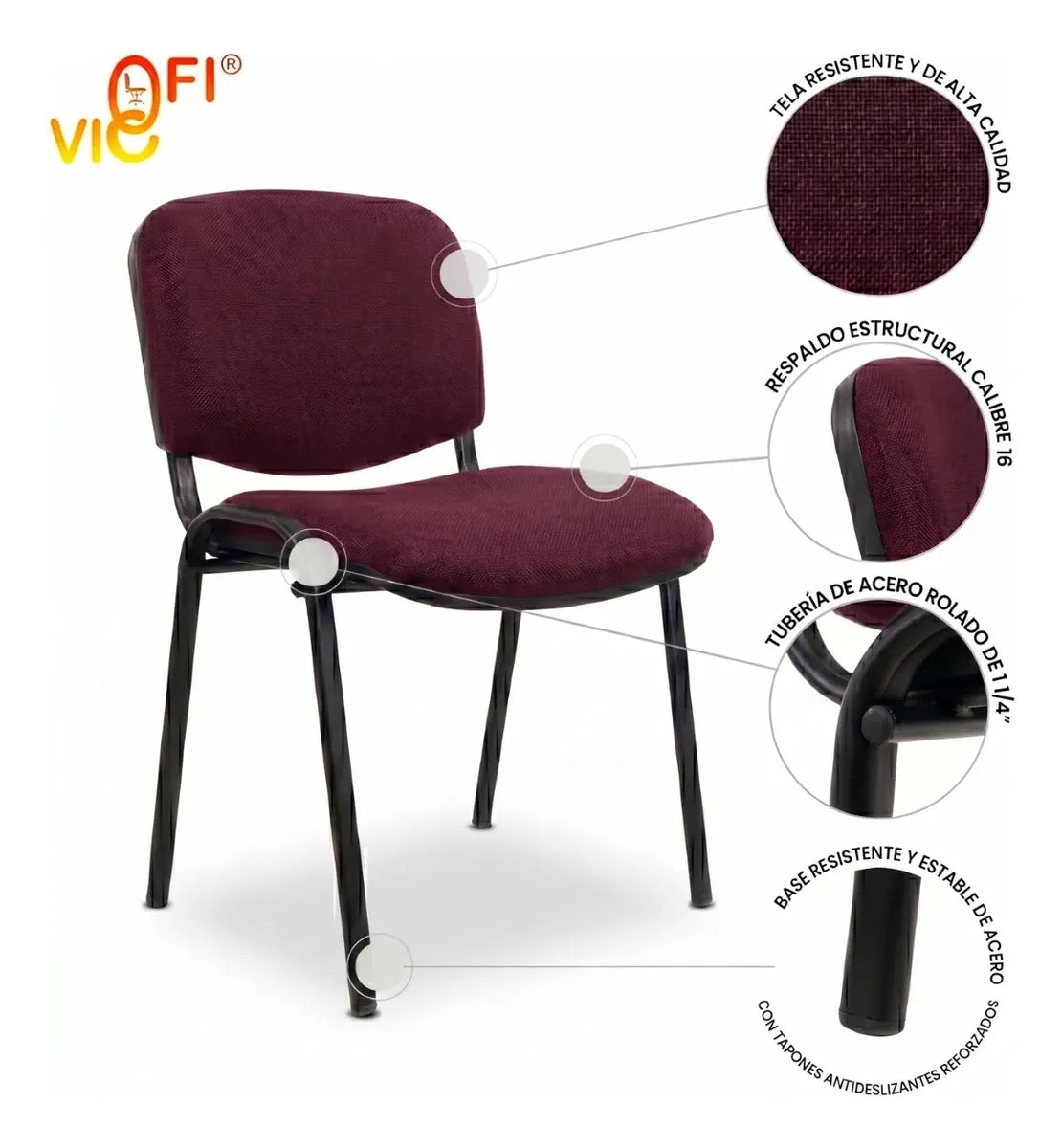 Silla Iso Plus De Tela