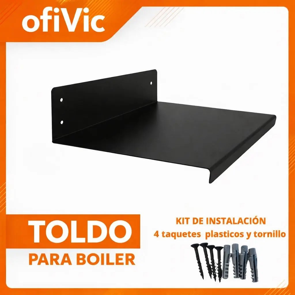 Toldo Repisa Para Calentador De Paso - Protección Y Soporte