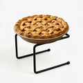 4 Bases Para Pizza / Soporte Para Charola / Negro