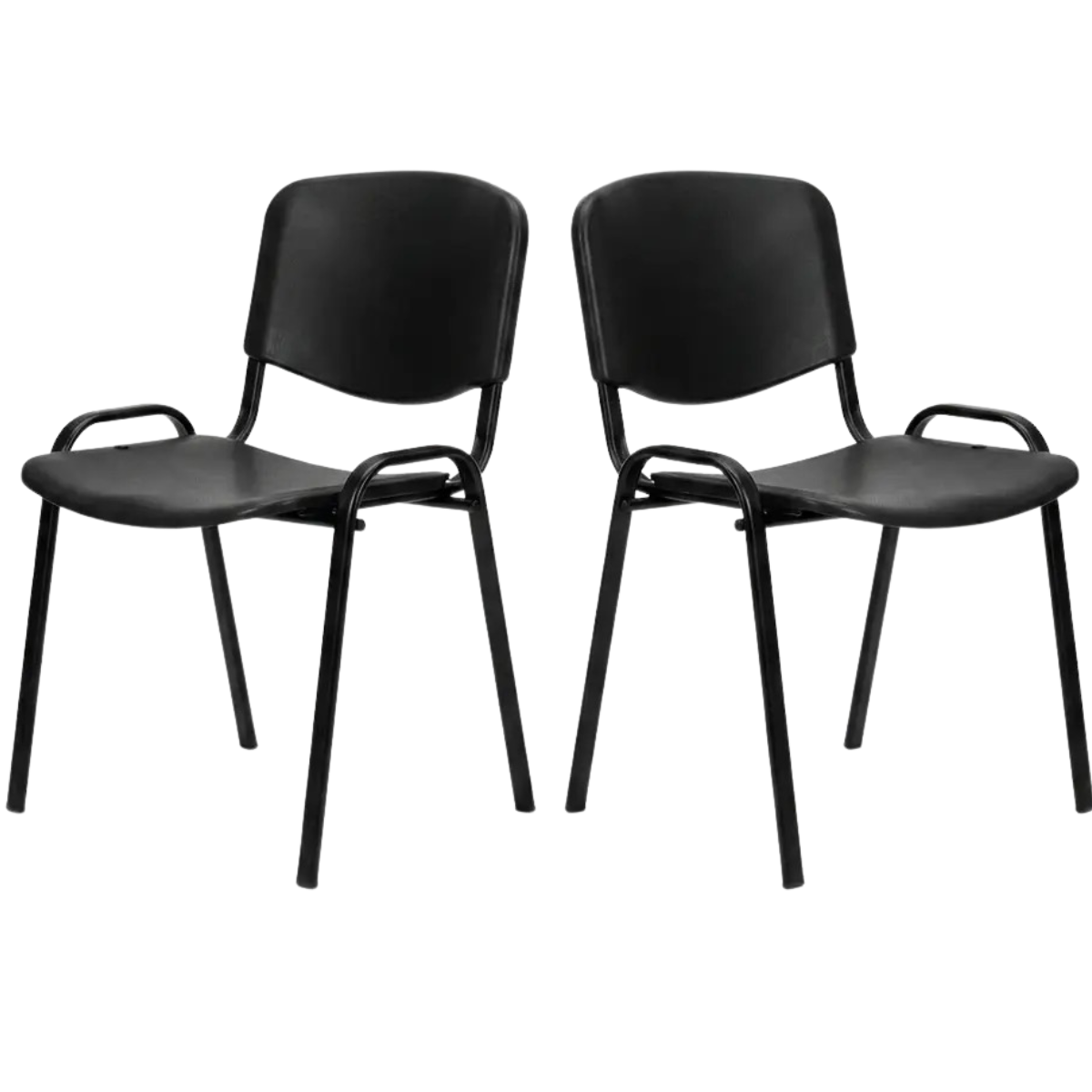set de Sillas de Oficina Plástica Ergonómica
