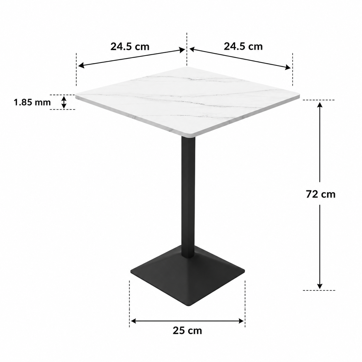 Mesa Stone Cuadrada