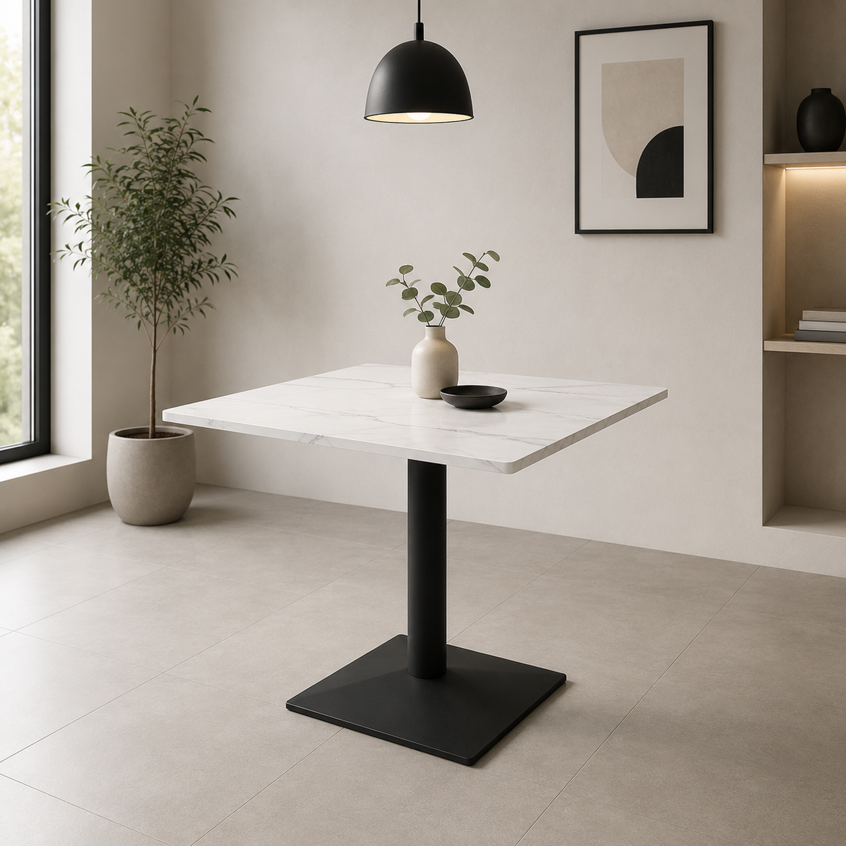 Mesa Stone Cuadrada