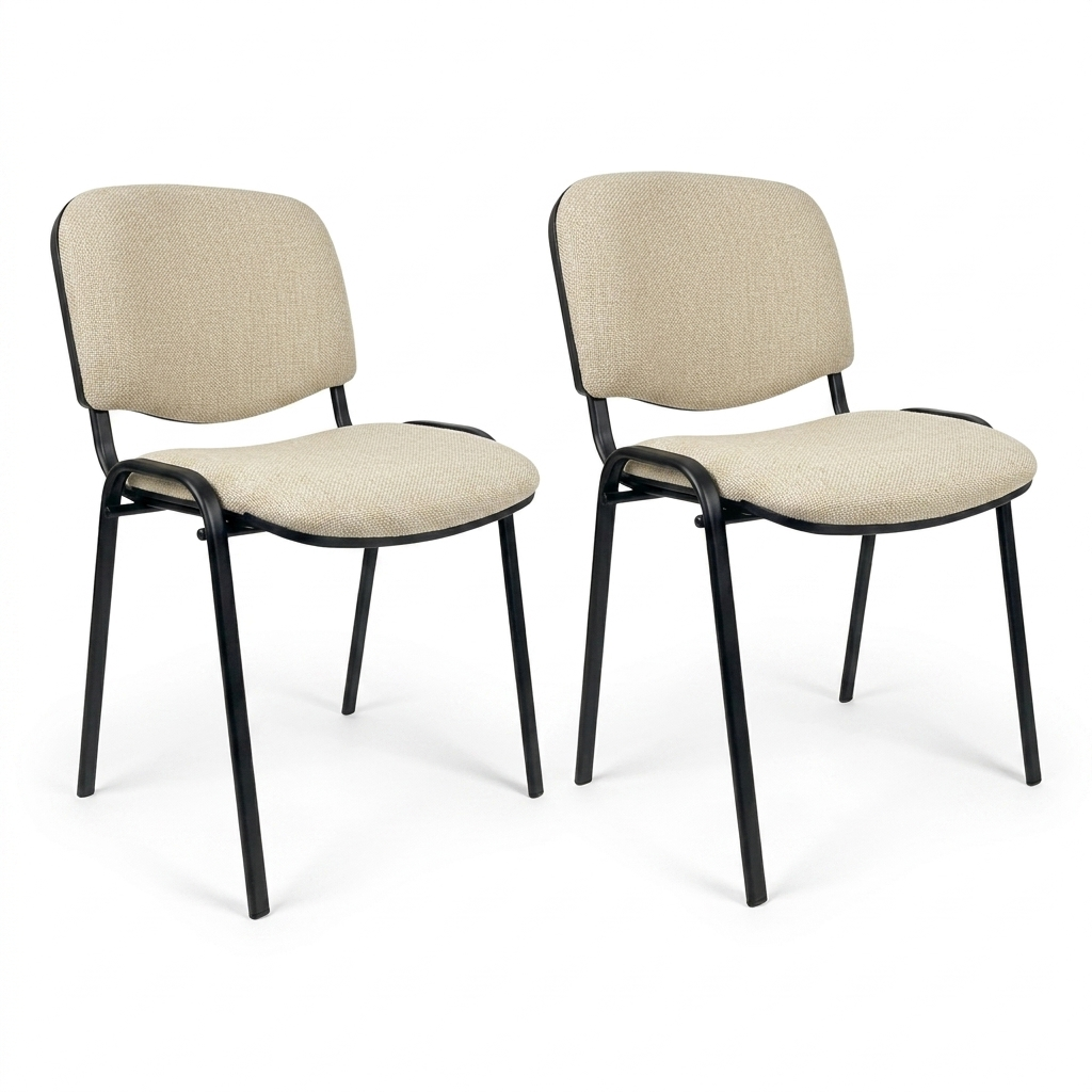 Set 2 Sillas Beige