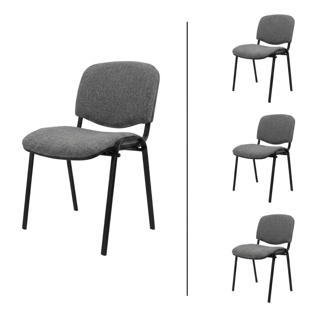 Set 4 Sillas Gris