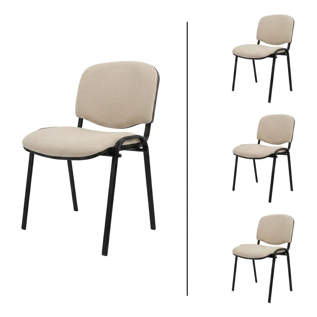 Set 4 Sillas Beige