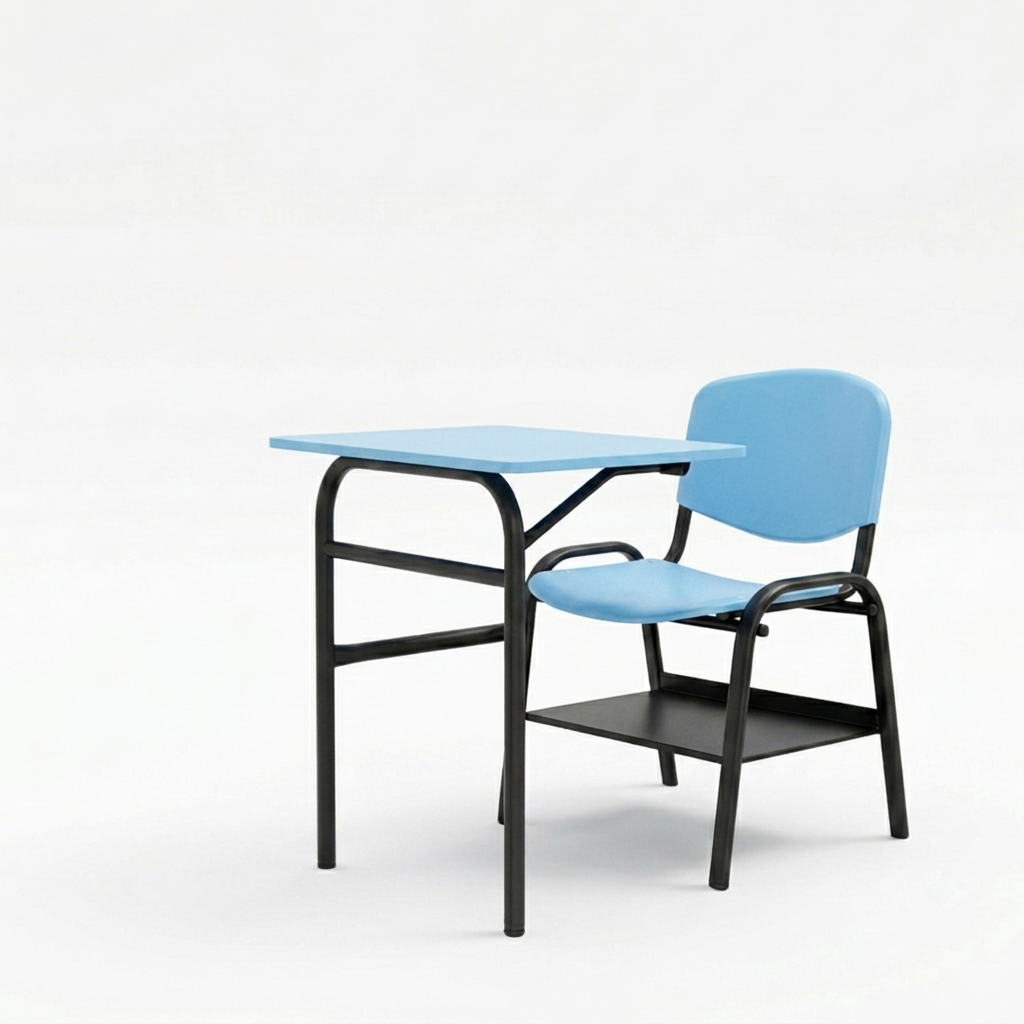 Mesa Banco Azul Claro