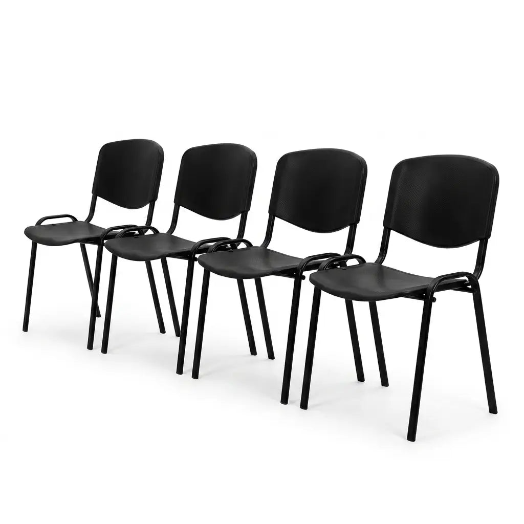 set de Sillas de Oficina Plástica Ergonómica