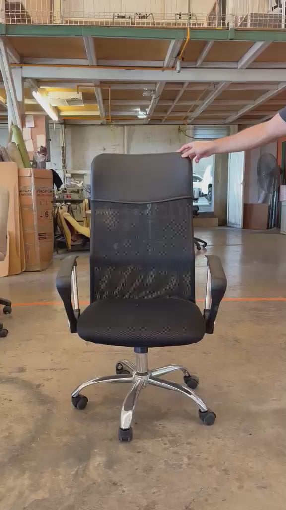 Silla Ejecutiva con Respaldo de Malla