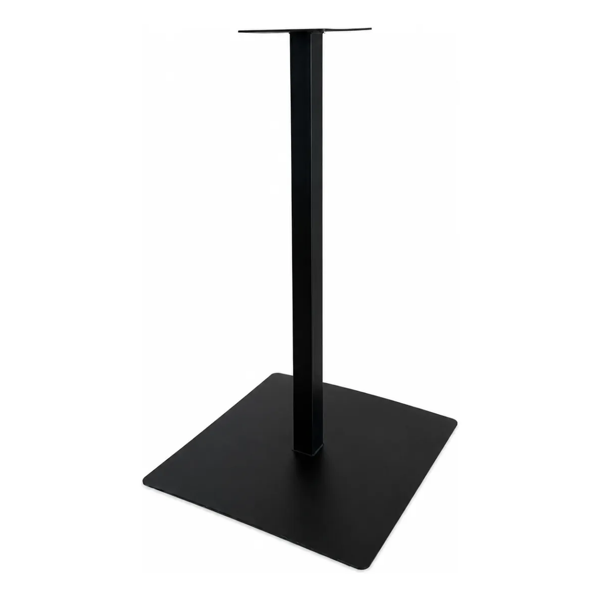 Base Para Mesa Cuadrada Pedestal Acero Negro Reforzado